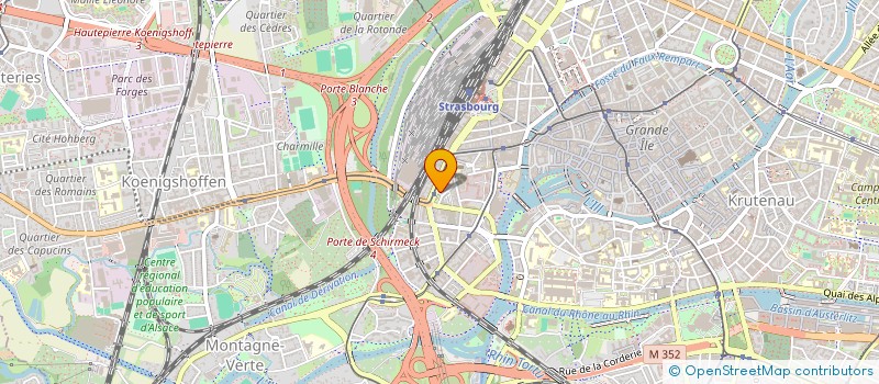 localisation de l'entreprise LABORATOIRES DU DOCTEUR J LEFEVRE à STRASBOURG