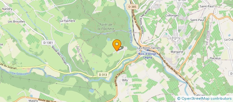 localisation de l'entreprise LABORATOIRES ESTHEPHARM à SAINT VERAND