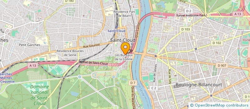 localisation de l'entreprise LABORATOIRES ETHYPHARM à SAINT-CLOUD