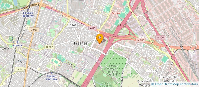 localisation de l'entreprise LABORATOIRES F. BOUCHARD à FRESNES