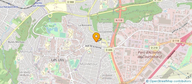 localisation de l'entreprise LABORATOIRES G.A. à ORSAY