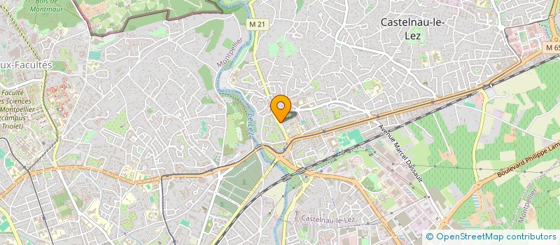 localisation de l'entreprise LABORATOIRES G PHARM à CASTELNAU-LE-LEZ