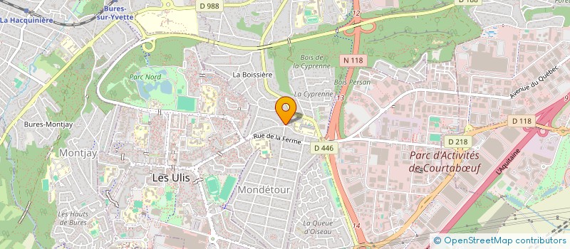 localisation de l'entreprise LABORATOIRES GOUPIL à ORSAY