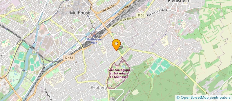 localisation de l'entreprise LABORATOIRES GR  MULHOUSE