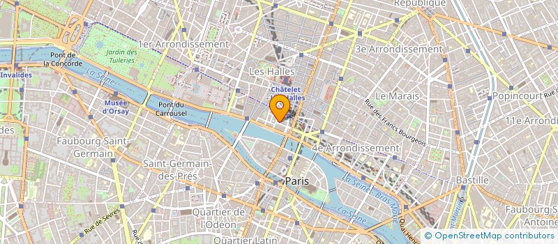 localisation de l'entreprise LABORATOIRES HENRI CHENOT à PARIS