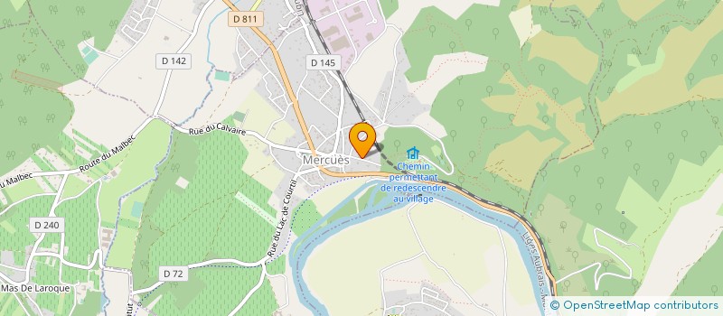 localisation de l'entreprise LABORATOIRES JERODIA  MERCUES