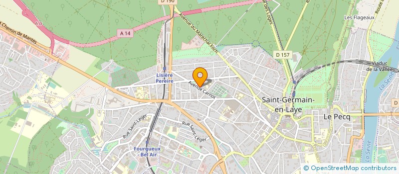 localisation de l'entreprise LABORATOIRES JOLLY-JATEL  SAINT-GERMAIN-EN-LAYE