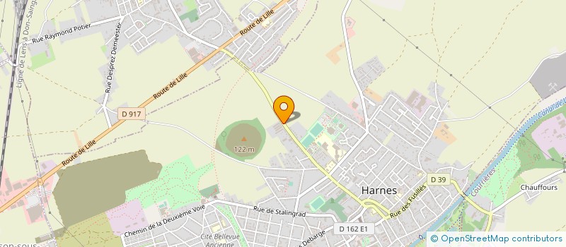 localisation de l'entreprise LABORATOIRES KOSMETO à HARNES
