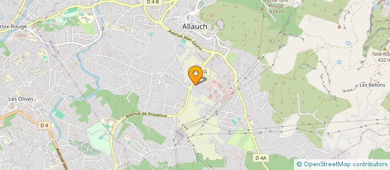 localisation de l'entreprise LABORATOIRES LAPHAL à ALLAUCH