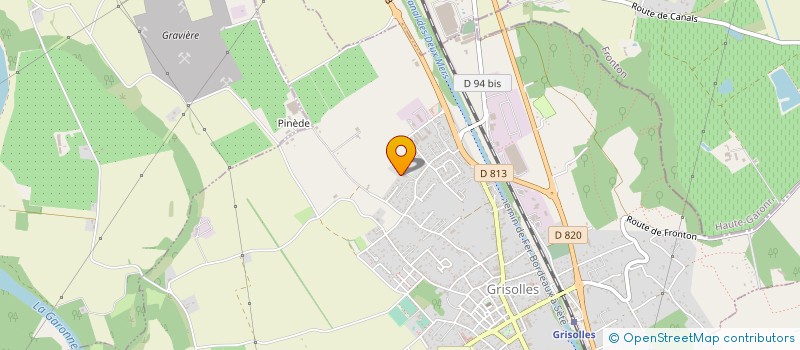 localisation de l'entreprise LABORATOIRES LEBEAU  GRISOLLES