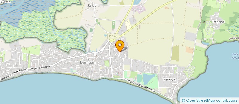 localisation de l'entreprise LABORATOIRES LISARCE à DAMGAN