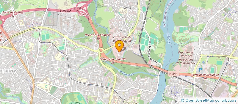 localisation de l'entreprise LABORATOIRES LOVAT à LA CHAPELLE-SUR-ERDRE