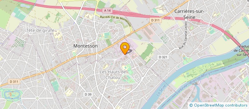localisation de l'entreprise LABORATOIRES MAYOLY SPINDLER à RUEIL-MALMAISON