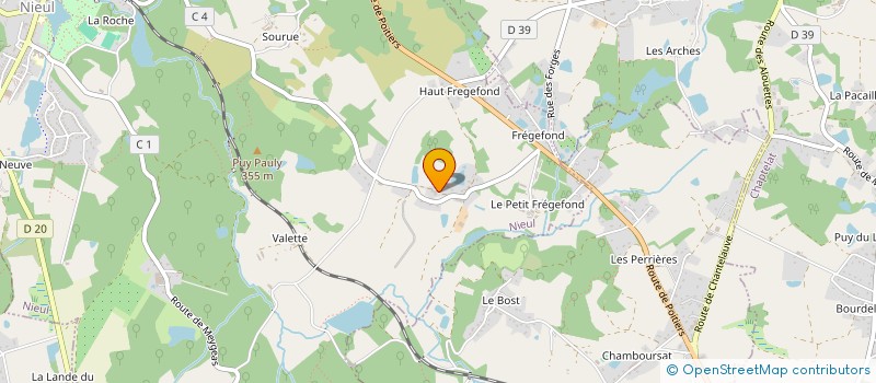 localisation de l'entreprise LABORATOIRES MHB PHARMA SARL à NIEUL