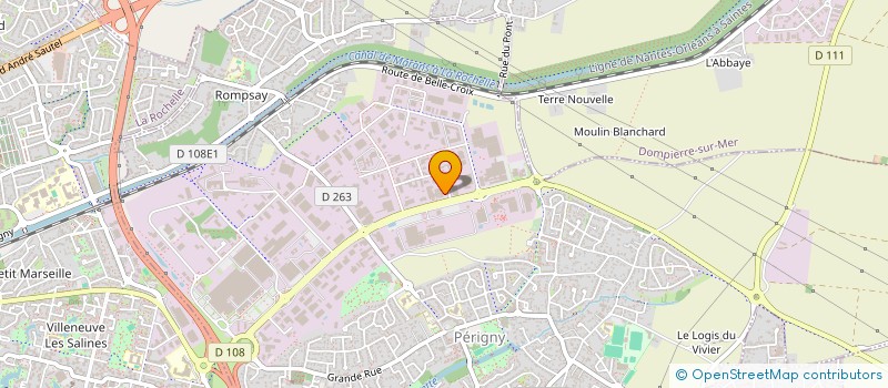 localisation de l'entreprise LABORATOIRES NATESCIENCE  PERIGNY