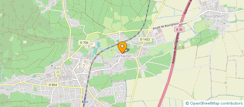 localisation de l'entreprise LABORATOIRES NATONIC  GERTWILLER