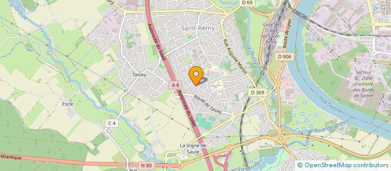 localisation de l'entreprise LABORATOIRES NOCOCCI à CHALON-SUR-SAONE