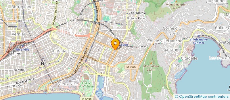 localisation de l'entreprise LABORATOIRES PHYTO'FORM à NICE