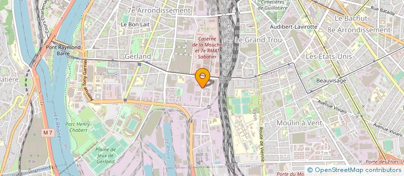 localisation de l'entreprise LABORATOIRES POURQUERY  LYON