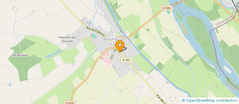localisation de l'entreprise LABORATOIRES PRODUITS BIEN ETRE à BEAULIEU-SUR-LOIRE