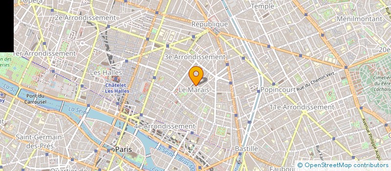 localisation de l'entreprise LABORATOIRES RASPAIL à PARIS