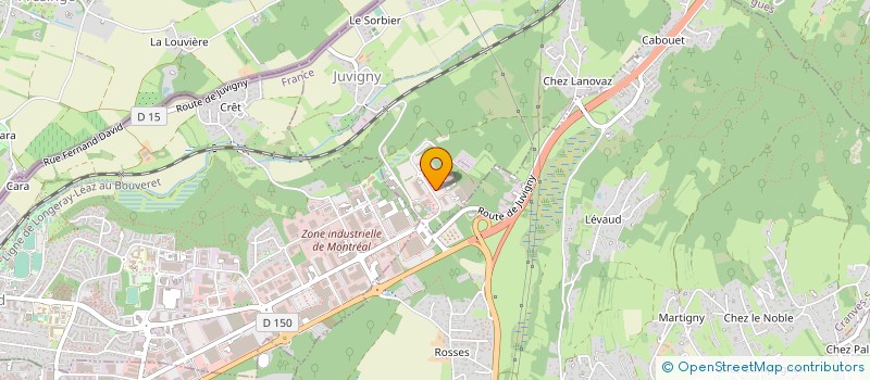 localisation de l'entreprise LABORATOIRES ROCHEX à JUVIGNY