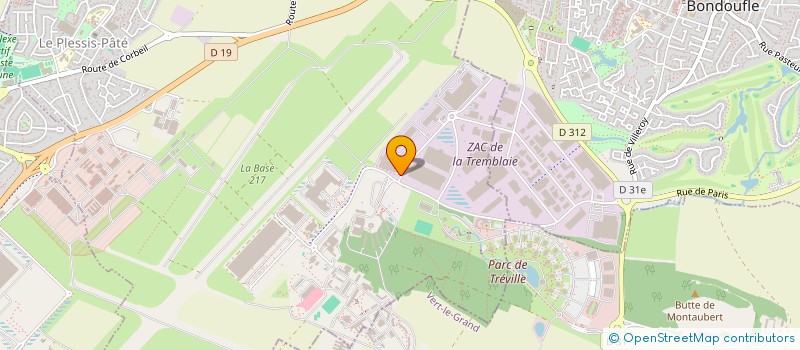 localisation de l'entreprise LABORATOIRES S V R  LE PLESSIS-PATE
