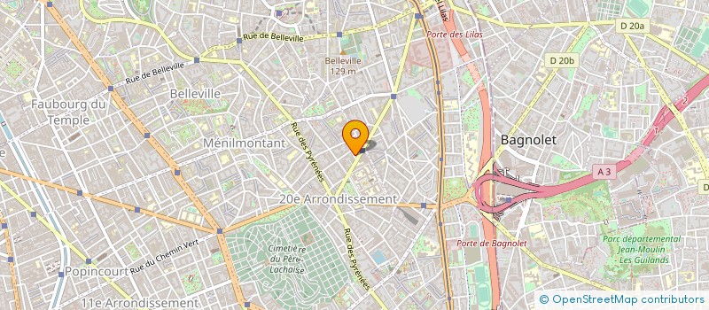 localisation de l'entreprise LABORATOIRES SYNTH INNOVE à PARIS