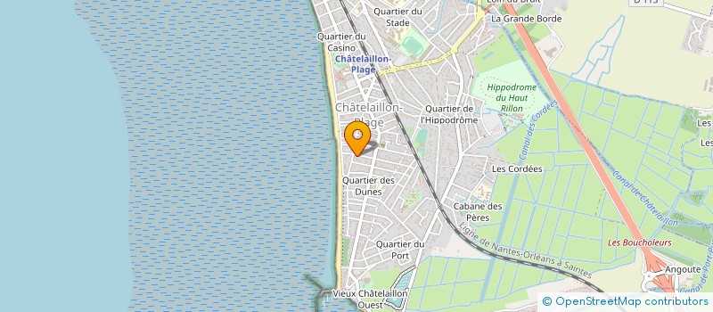 localisation de l'entreprise LABORATOIRES VERMONT à CHATELAILLON-PLAGE