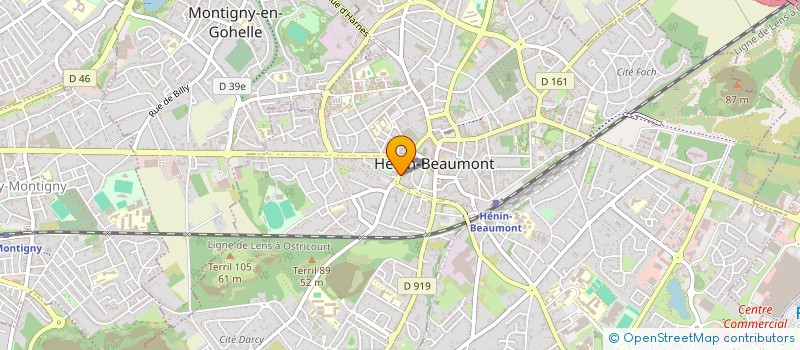 localisation de l'entreprise LABORDE à HENIN-BEAUMONT