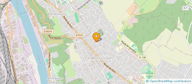 localisation de l'entreprise LABORDE  LE MESNIL-ESNARD