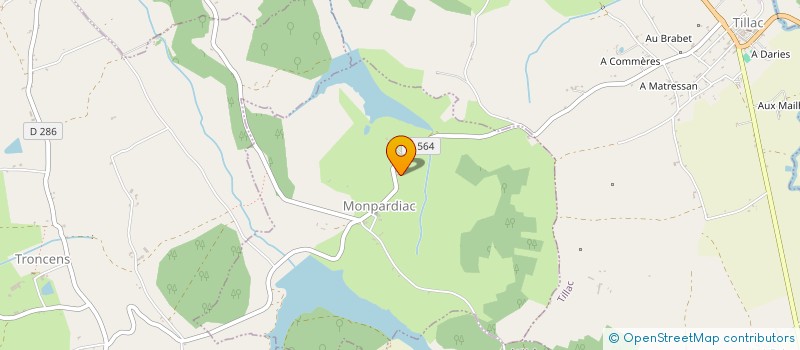 localisation de l'entreprise LABORDE  MONPARDIAC