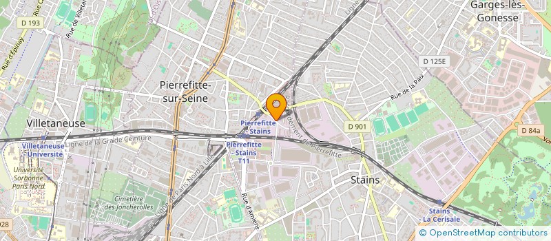 localisation de l'entreprise LABORDE AUTOS  PANTIN