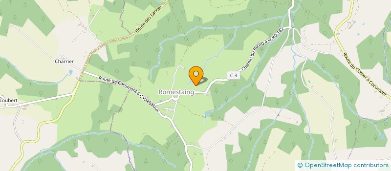 localisation de l'entreprise LABORDE MARYSE ET CATHERINE  ROMESTAING