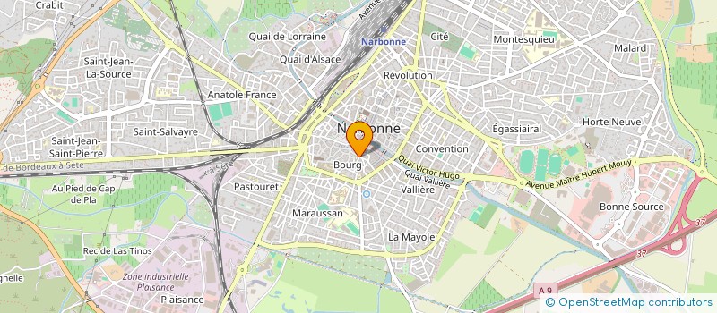 localisation de l'entreprise LABORDE NETTOYAGE  NARBONNE