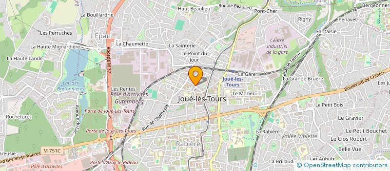 localisation de l'entreprise LABORDIS  JOUE-LES-TOURS