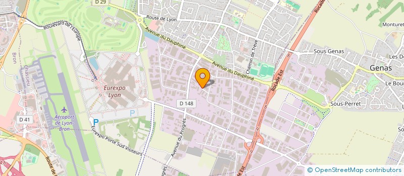 localisation de l'entreprise LABORE  CHASSIEU