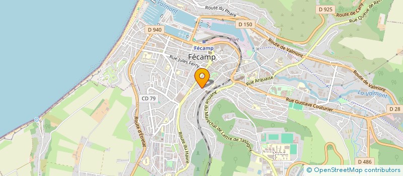 localisation de l'entreprise LABORE DURAT FAMA  FECAMP