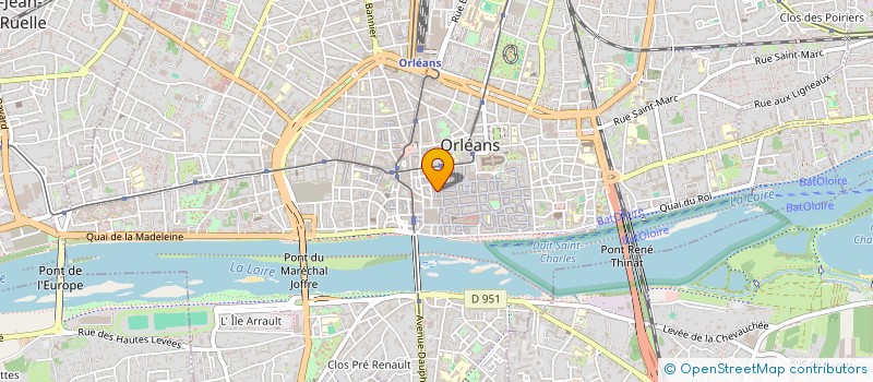localisation de l'entreprise LABORIA ET CIE SA à ORLEANS