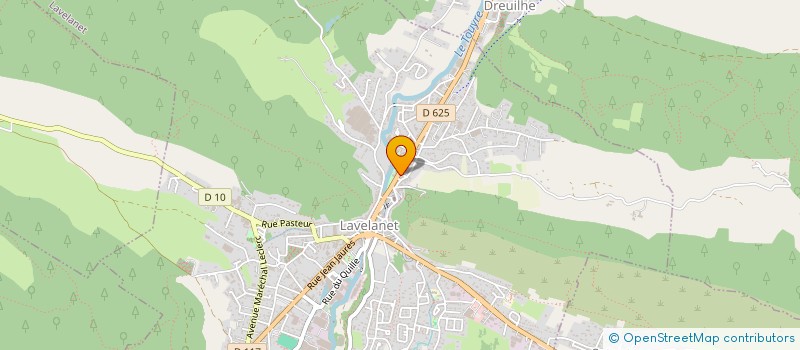 localisation de l'entreprise LABORIE à LAVELANET