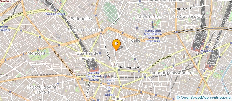 localisation de l'entreprise LABORIE EINSTREIN II à PARIS