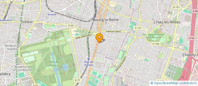 localisation de l'entreprise LABORIE GOURMET à BOURG-LA-REINE