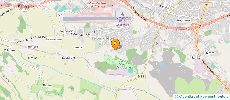 localisation de l'entreprise LABORIE IMMOBILIER  LE SEQUESTRE