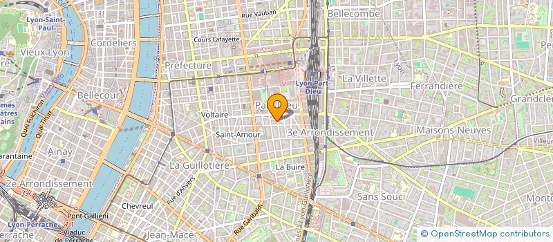 localisation de l'entreprise LABORIE PATRICE ET MARIE FRANCE  LYON