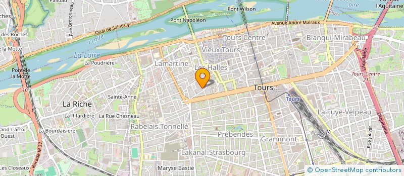 localisation de l'entreprise LABORIETTE  TOURS