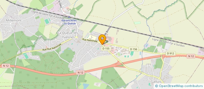 localisation de l'entreprise LABORIS  LA QUEUE-LES-YVELINES