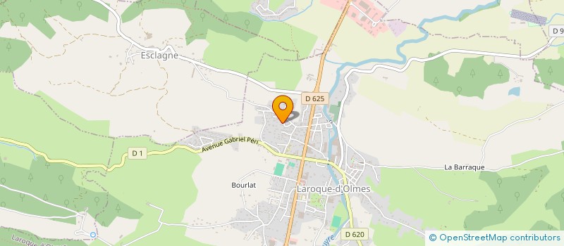 localisation de l'entreprise LABORLAB à LAROQUE-D'OLMES
