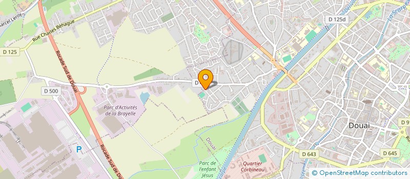 localisation de l'entreprise LABOS à DOUAI