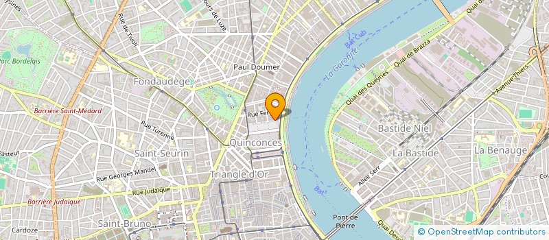 localisation de l'entreprise LABOSERVICES à BORDEAUX