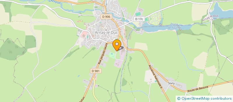 localisation de l'entreprise LABOTECH  ARNAY-LE-DUC